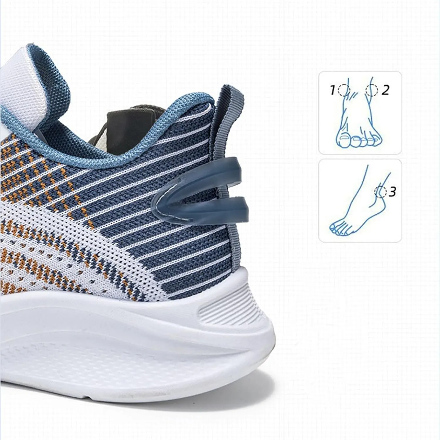 Slip on Casual Walking Shoes Workout Jogger Running Shoes Gym Fashion Sneakers for Men Women Breathable-Lightweight-Comfortable