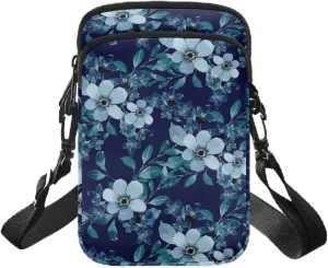 Small Messenger Bag for Women, 2 Layer Crossbody Bag with Adjustable Shoulder Strap