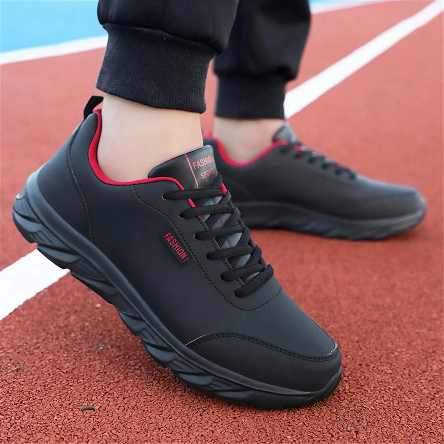 Sneakers for Men Waterproof Walking Shoes Comfortable Lightweight Casual Sports Shoes Lace Up Fashion Running Shoes