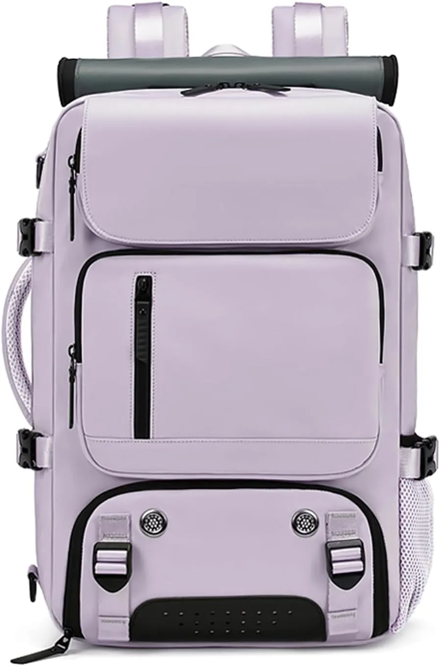 Somago Travel Laptop Backpack for Men & Women Carry On Backpack with USB Charging Port Fits 16.5 inch Notebook Rucksack (Purple)
