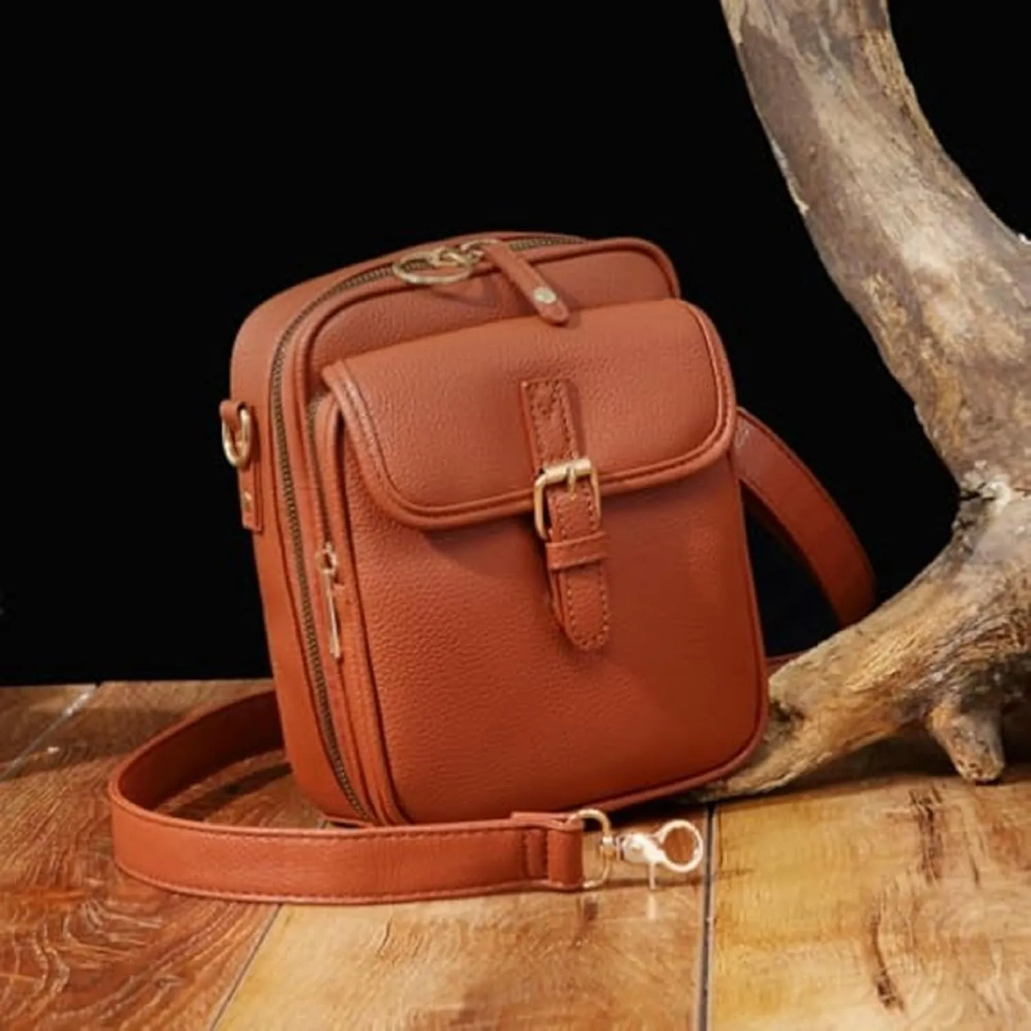 Tojoyride Crossbody Bag, Vintage Anti-Theft Crossbody Purse with Built in Wallet, Lightweight & fashions