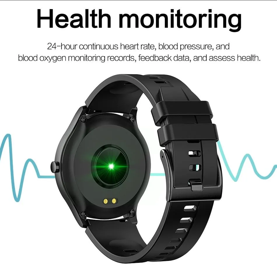 Unisex Heart Rate Blood Pressure Monitoring Fitness Tracker Smartwatches