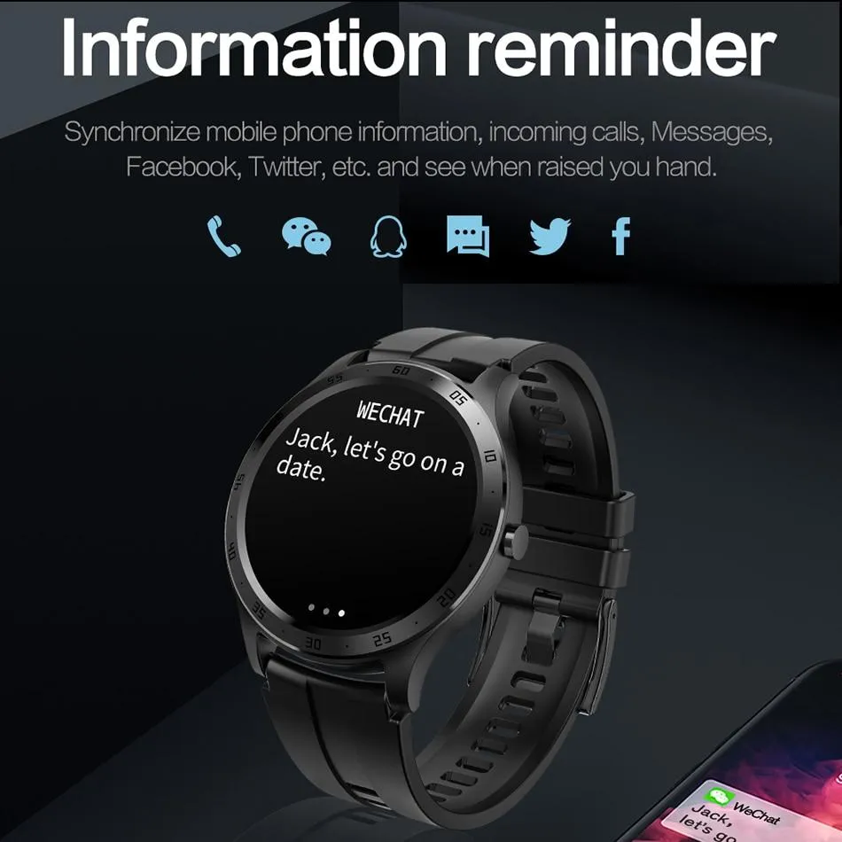 Unisex Heart Rate Blood Pressure Monitoring Fitness Tracker Smartwatches