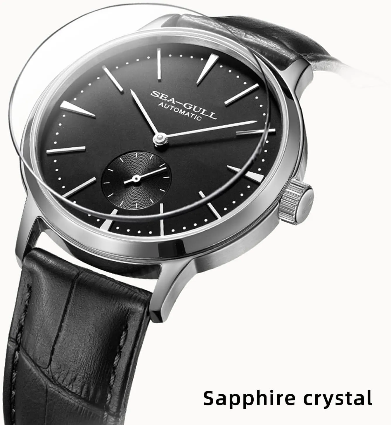 Watch for Men,Minimalist Mens Watches with Leather Strap and Replaced Steel Watch Band