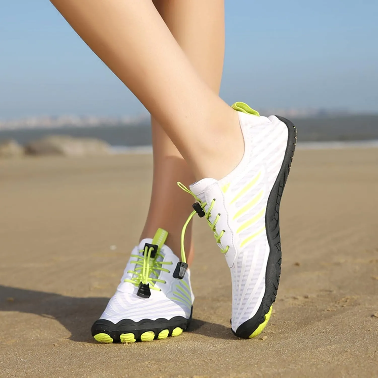 Water Shoes Men Wide Foot Breathable Non Slip Athletic Water Hiking Shoes for Women Non Slip Water Shoes Men Wide Beach Sports Quick Dry Barefoot for Pool Hiking Training Outdoor Water Sports