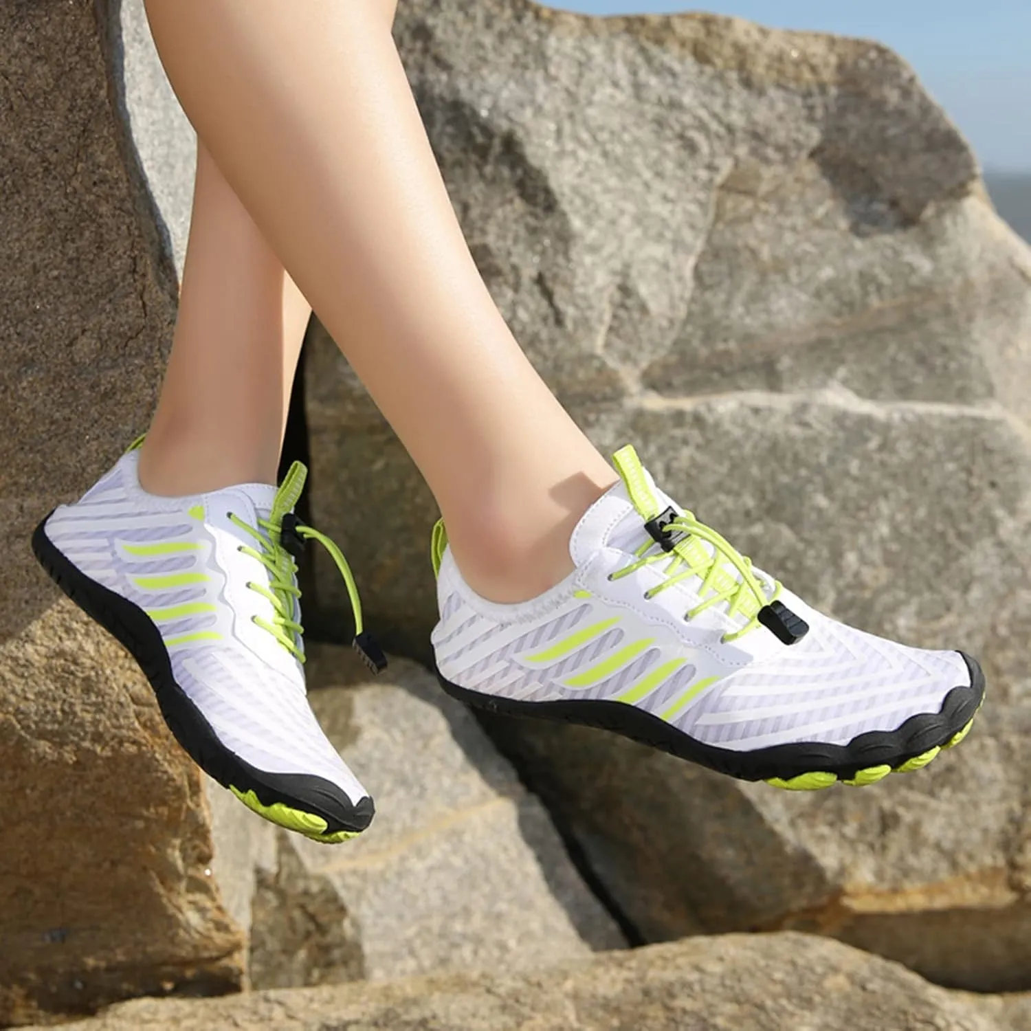Water Shoes Men Wide Foot Breathable Non Slip Athletic Water Hiking Shoes for Women Non Slip Water Shoes Men Wide Beach Sports Quick Dry Barefoot for Pool Hiking Training Outdoor Water Sports