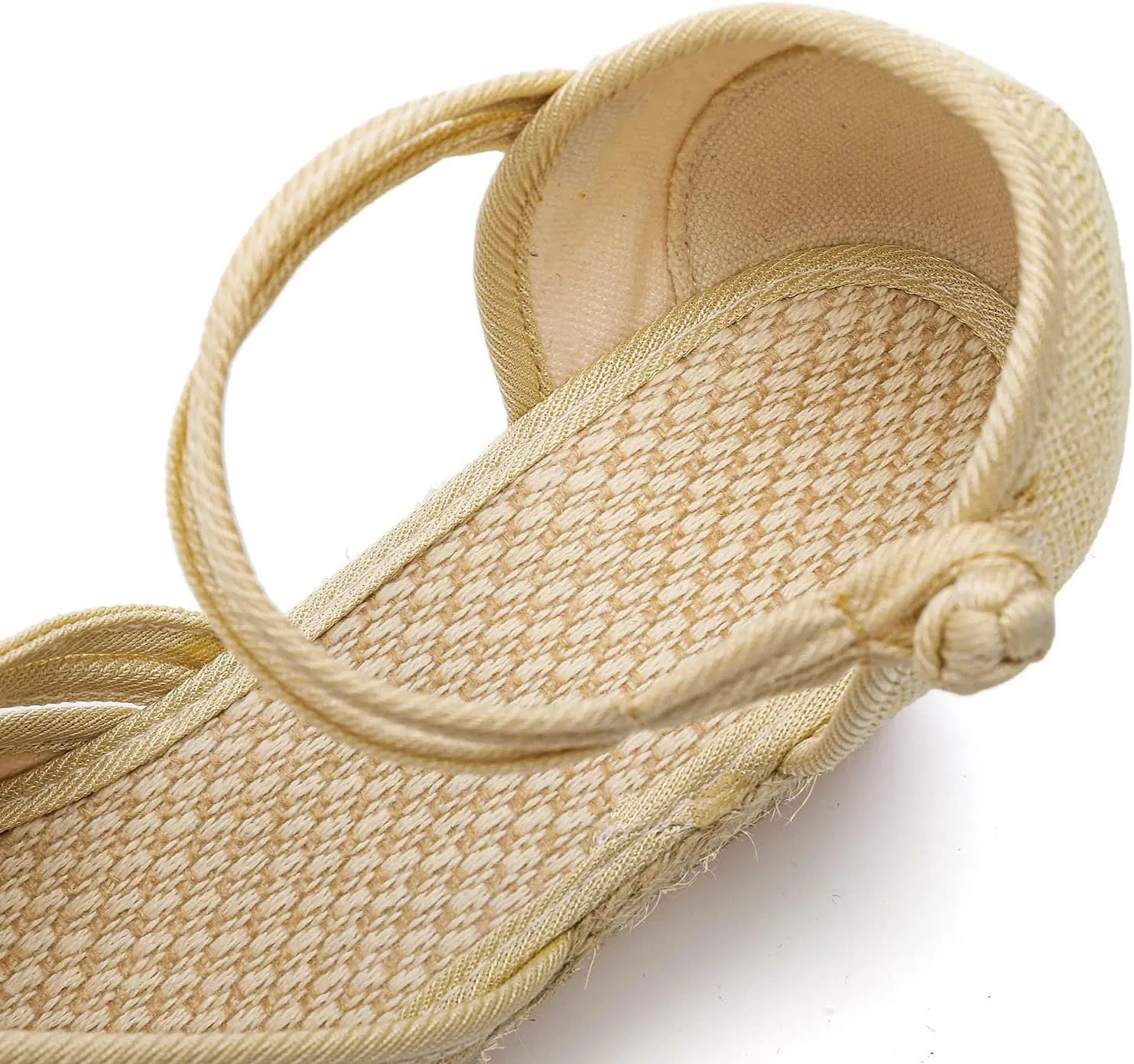 Wedge Sandals for Women 2024 Women Shoes Sandals Platform Wedge Sandals Fashion Versatile Braided Buckle Breathable