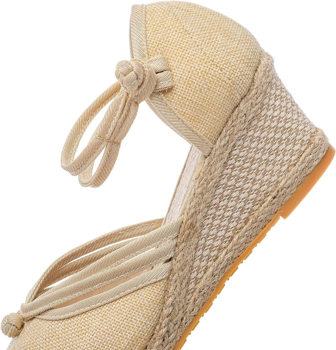 Wedge Sandals for Women 2024 Women Shoes Sandals Platform Wedge Sandals Fashion Versatile Braided Buckle Breathable