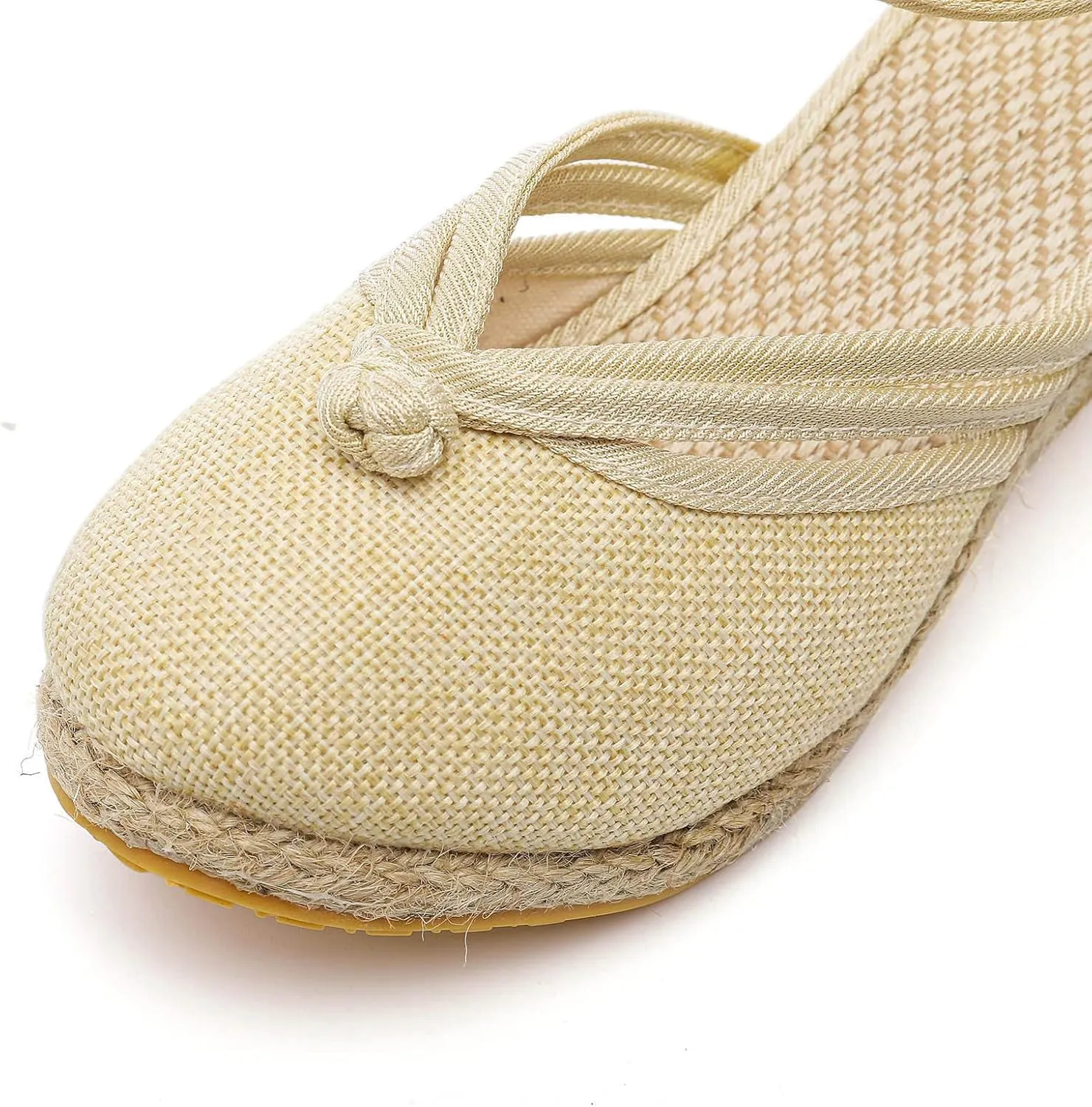 Wedge Sandals for Women 2024 Women Shoes Sandals Platform Wedge Sandals Fashion Versatile Braided Buckle Breathable