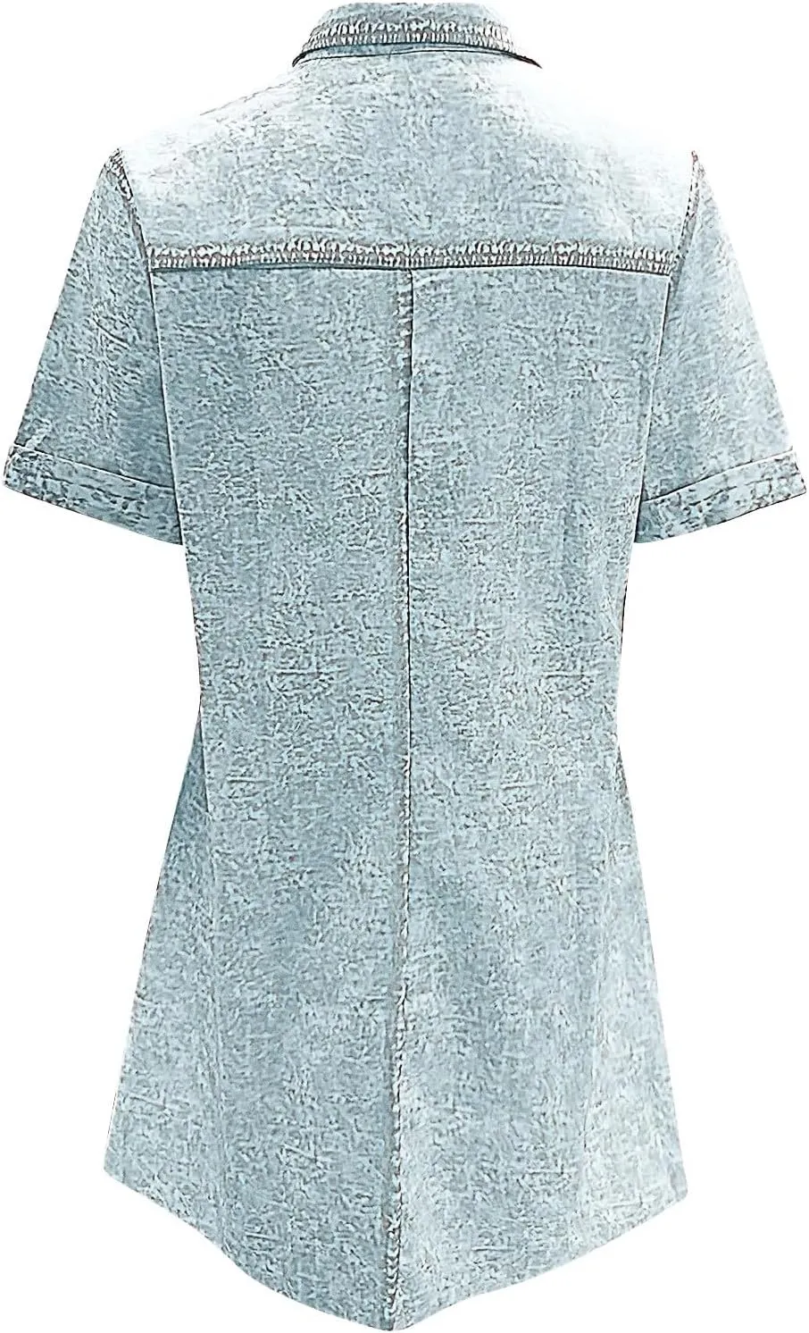 Women Casual Print Dress Short Sleeve Turtleneck Pocket Dress Sports Mini Dress Loose Dress Summer Midi Dresses