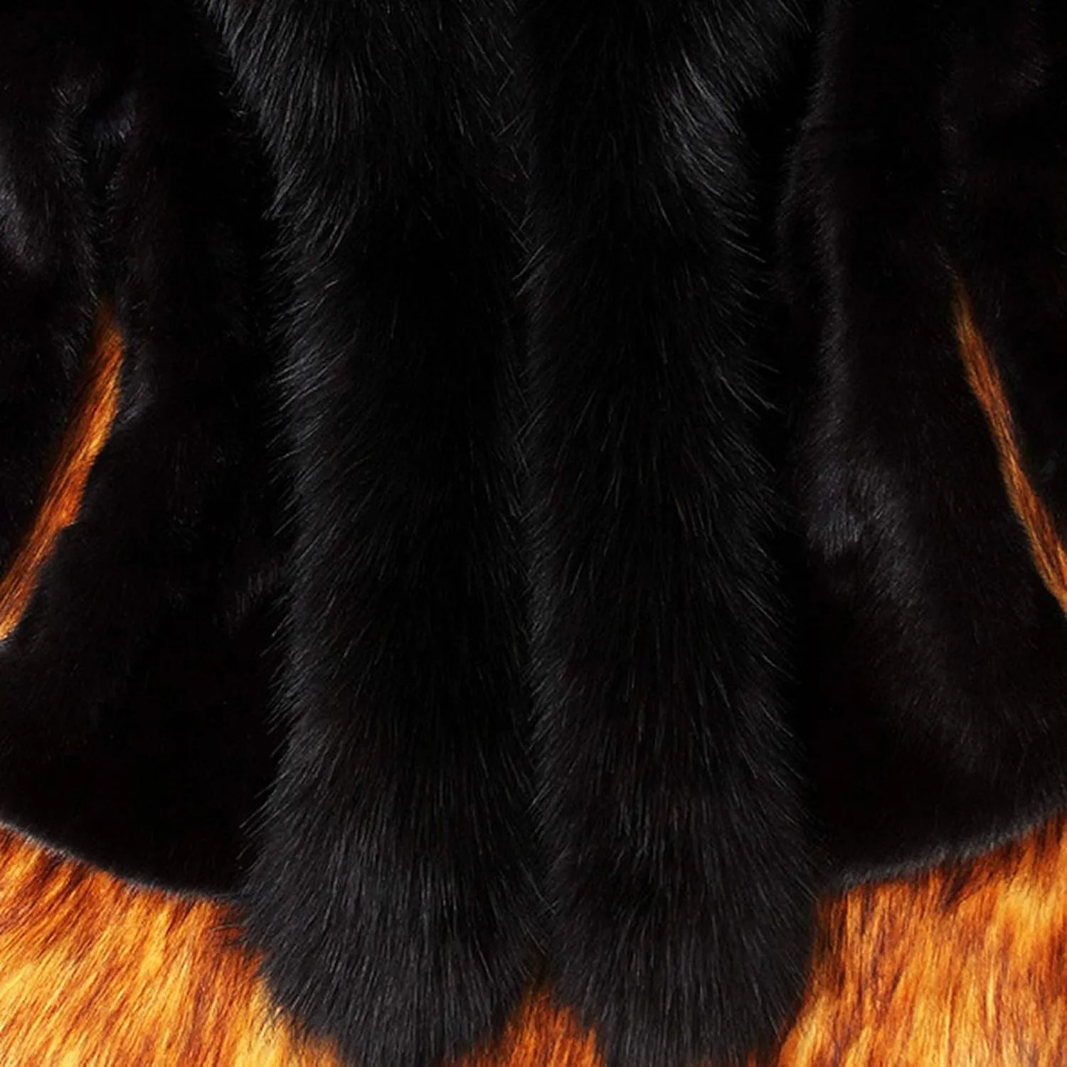 Women Faux Fur Pelt Coat Elegant Thick Warm Fashion Outerwear Fake Fur Jacket Fuzzy Fluffy Plain Coats