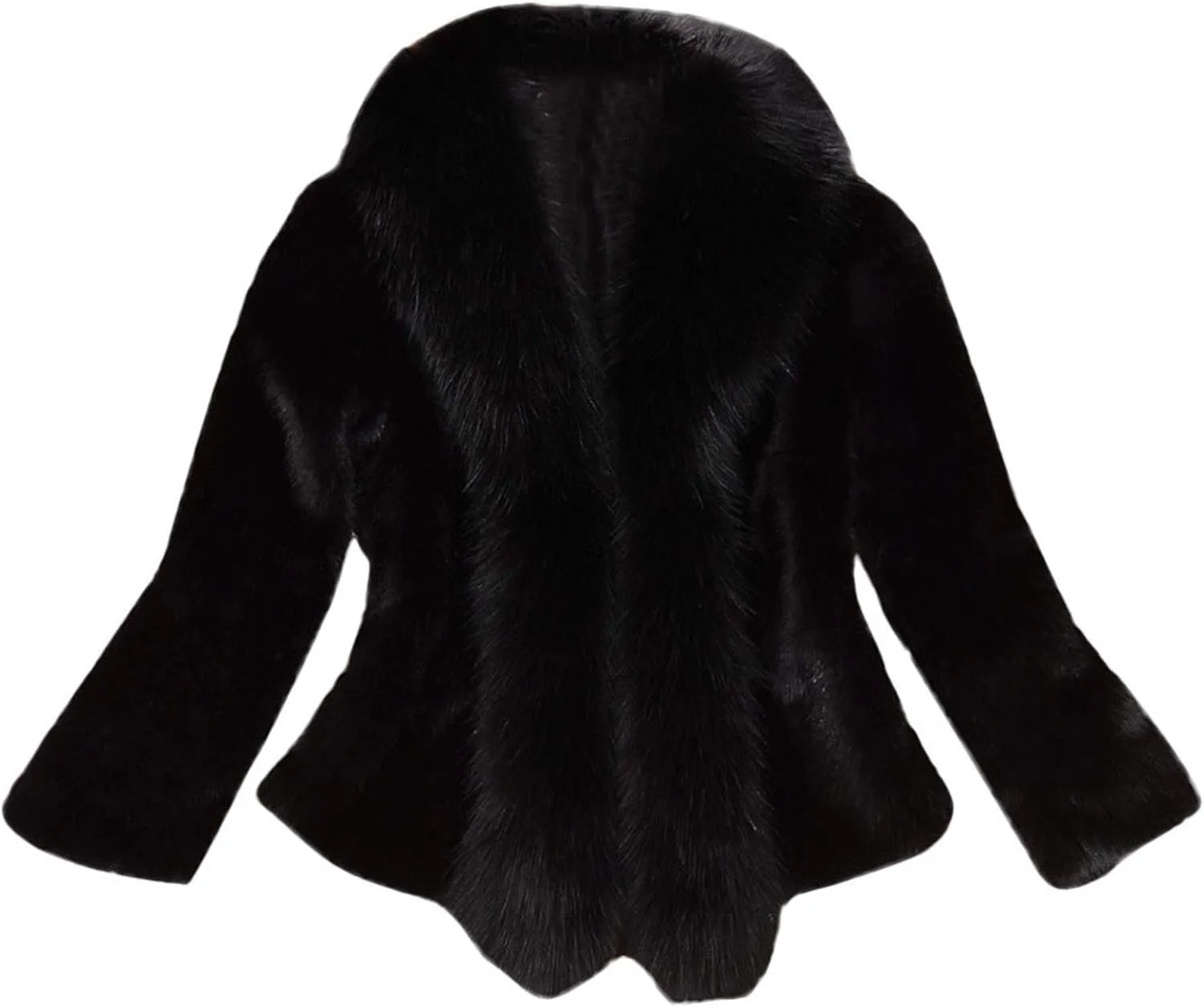Women Faux Fur Pelt Coat Elegant Thick Warm Fashion Outerwear Fake Fur Jacket Fuzzy Fluffy Plain Coats