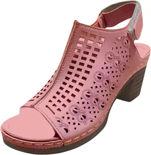 Women's Ankle Strap Heels Open Toe High Heel Chunky Sandals Boots Cutout Dress Shoes Strappy Sandals