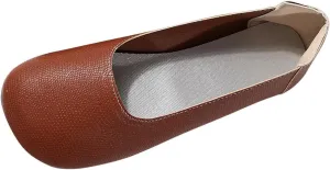 Women's Ballet Flats Sandals Round Toe Flat Shoes Closed Toe Boat Shoes, Dressy Comfortable Dress Shoe Slip On Ballerina Ballet Flats Cute Slip On Comfort Walking Sandals