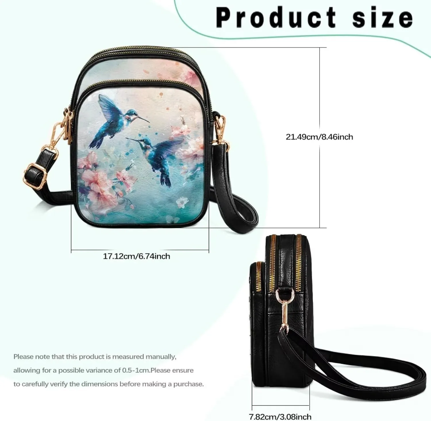 Womens Crossbody Bag Small Small Messenger Bag for Women Leather Satchel Handbags for Women