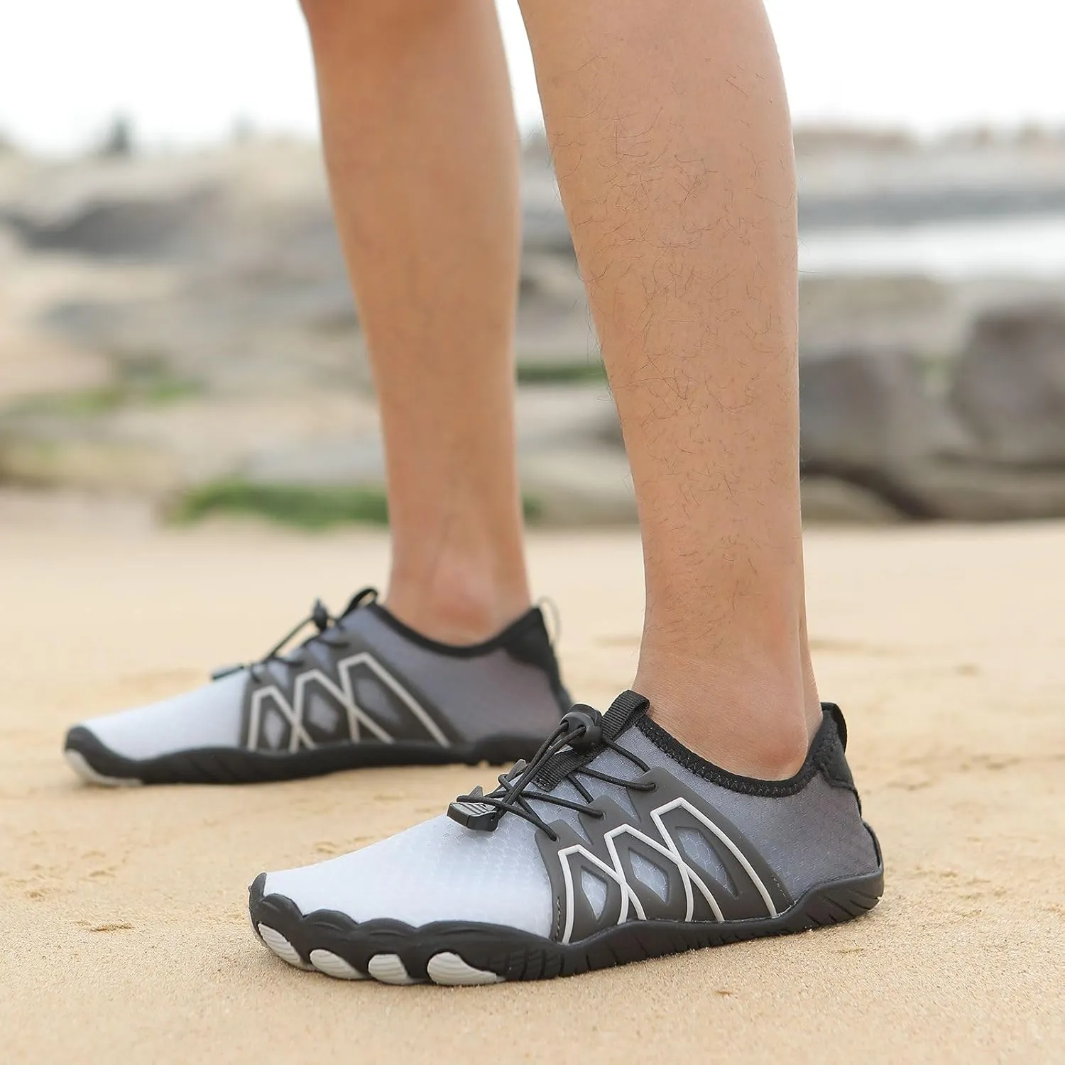 Women's Hiking Shoes Non-Slip Wide Toe Barefoot Footwear Quick Dry Athletic Trainer Running Shoes Beach Pool Aqua Surf Swim Hike Walking Outdoor Sneaker