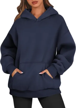 Womens Oversized Hoodies 2025 Long Sleeve Sweatshirts Pullover Fall Clothes with Pocket Fashion Y2k Clothes Comfort