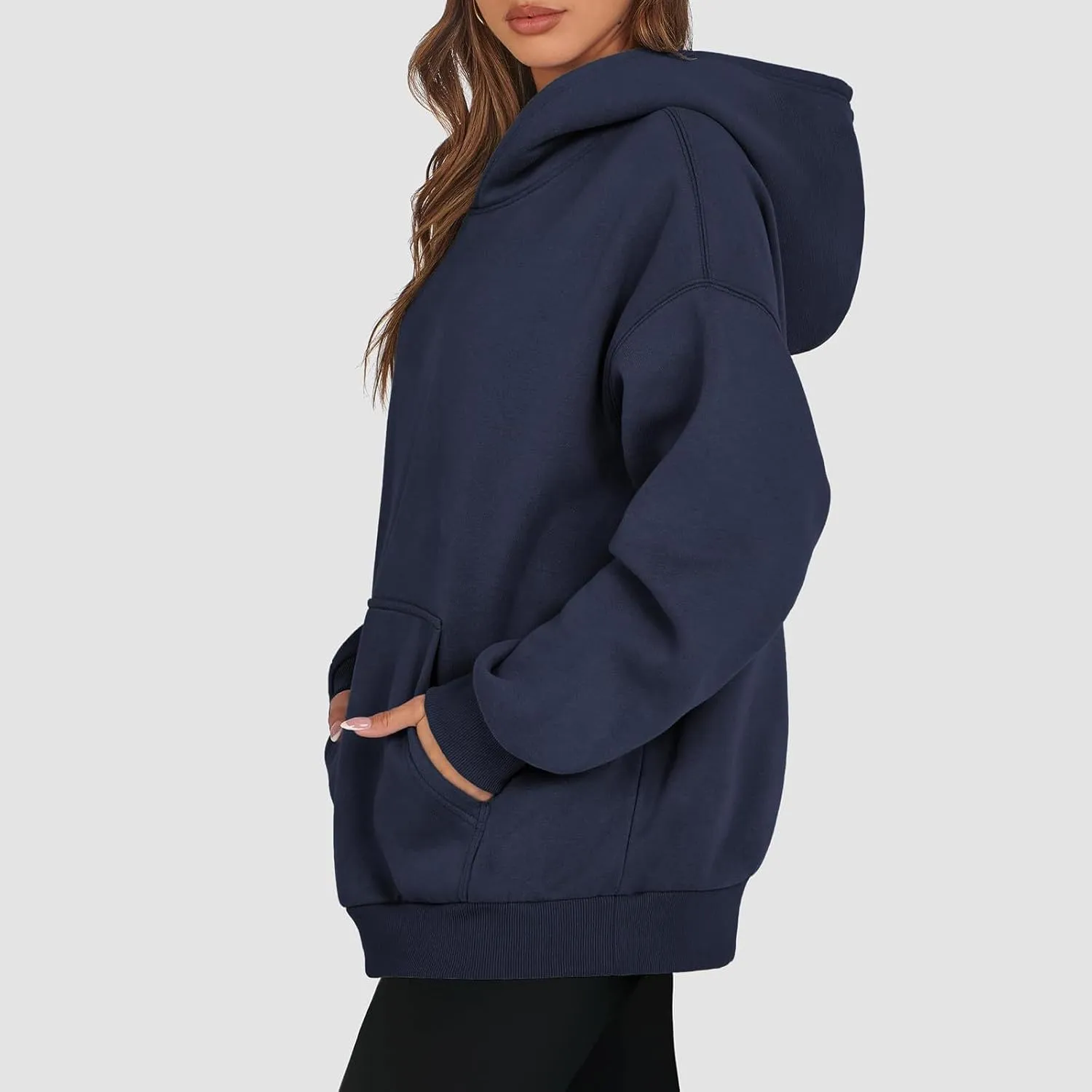 Womens Oversized Hoodies 2025 Long Sleeve Sweatshirts Pullover Fall Clothes with Pocket Fashion Y2k Clothes Comfort