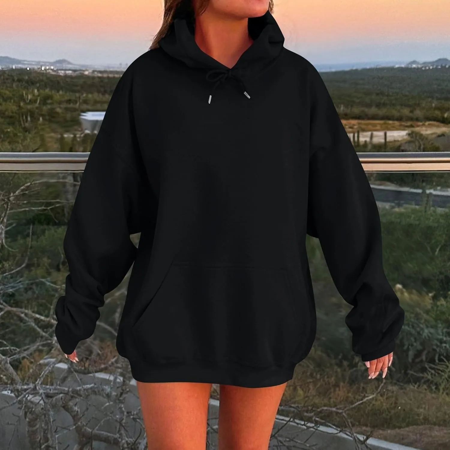 Womens Oversized Hoodies Winter Cute Sweatshirts Pullover Fashion Tops Trendy Outfits