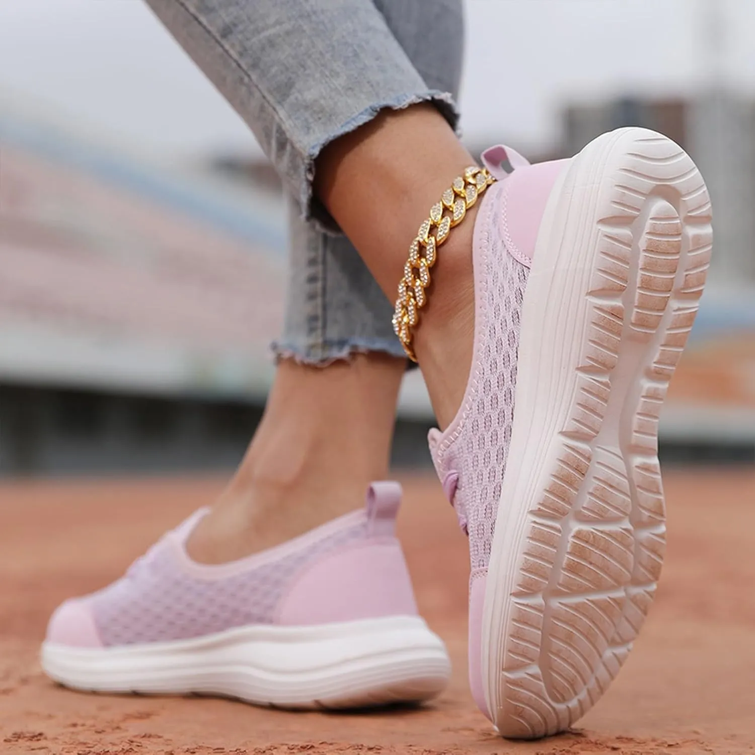 Women's Soft Sole Mesh Comfort Orthopedic Shoes, Walking Shoes Women Comfort, Orthopedic Shoe for Women, Comfortable Flat Arch Support Walking Shoe