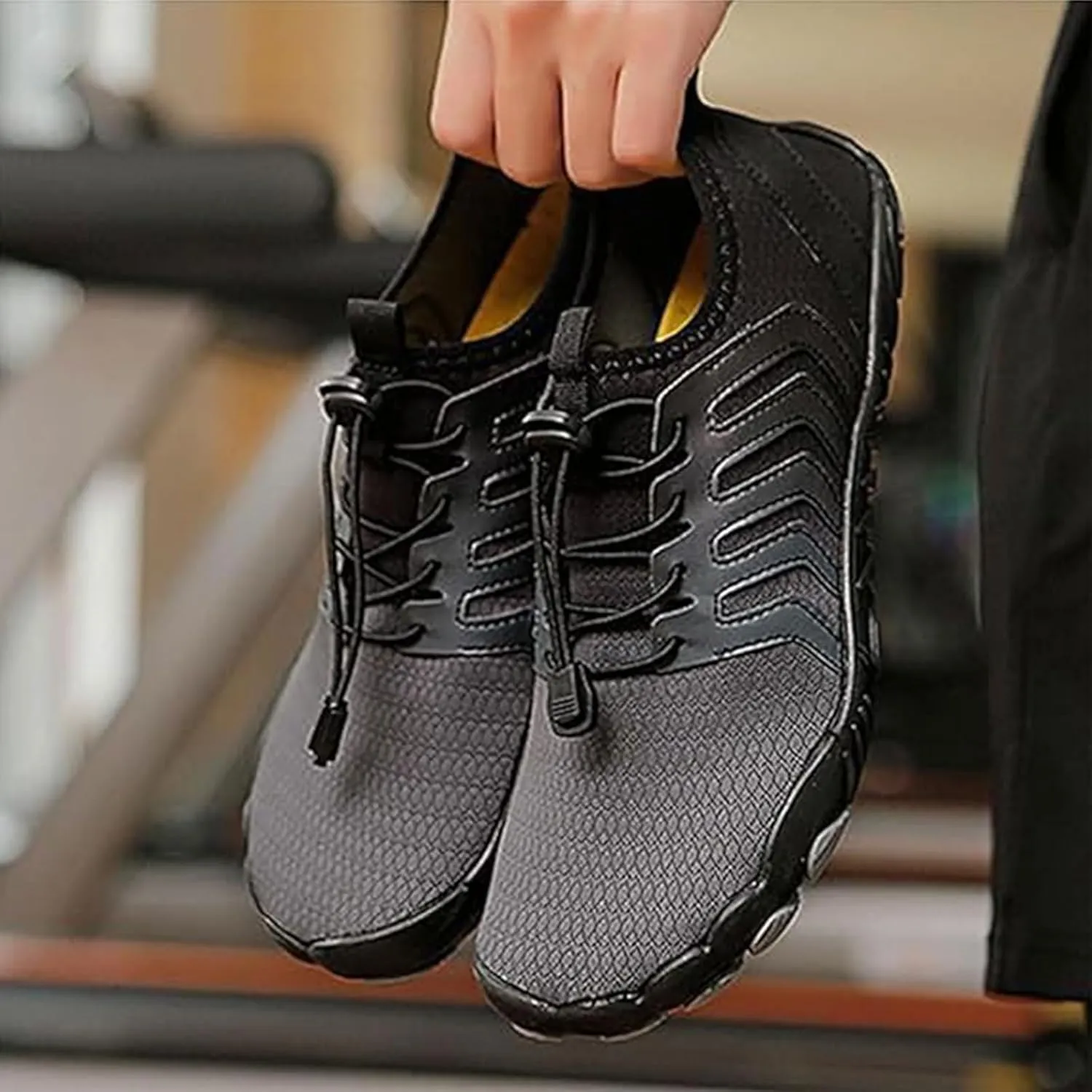 Women's Trail Running Barefoot Shoes Breathable Non-Slip Athletic Footwear Wide Toe Minimalist Sneakers Quick Drying Water Shoes Pro Healthy Hiking Footwear Beach Swim Surfing Diving Boating Shoe