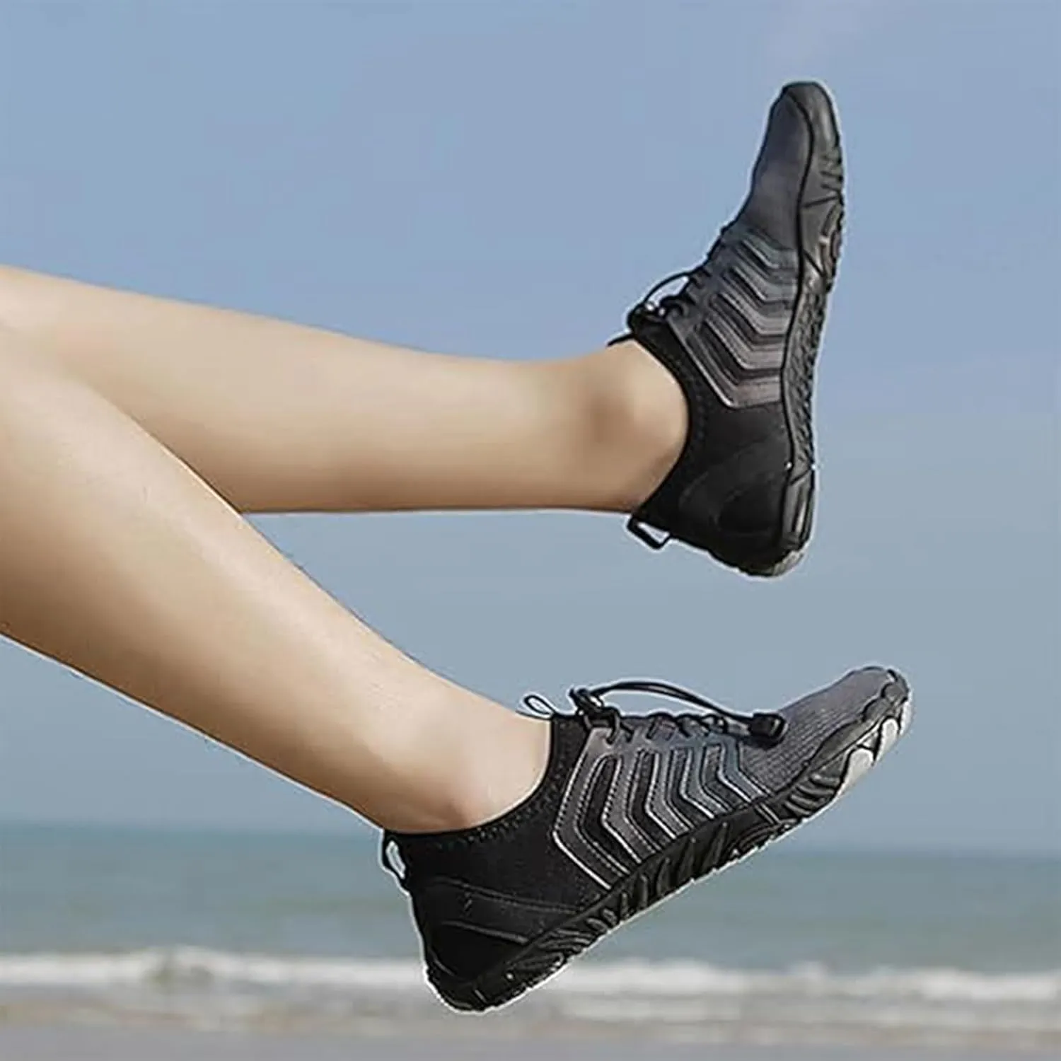 Women's Trail Running Barefoot Shoes Breathable Non-Slip Athletic Footwear Wide Toe Minimalist Sneakers Quick Drying Water Shoes Pro Healthy Hiking Footwear Beach Swim Surfing Diving Boating Shoe