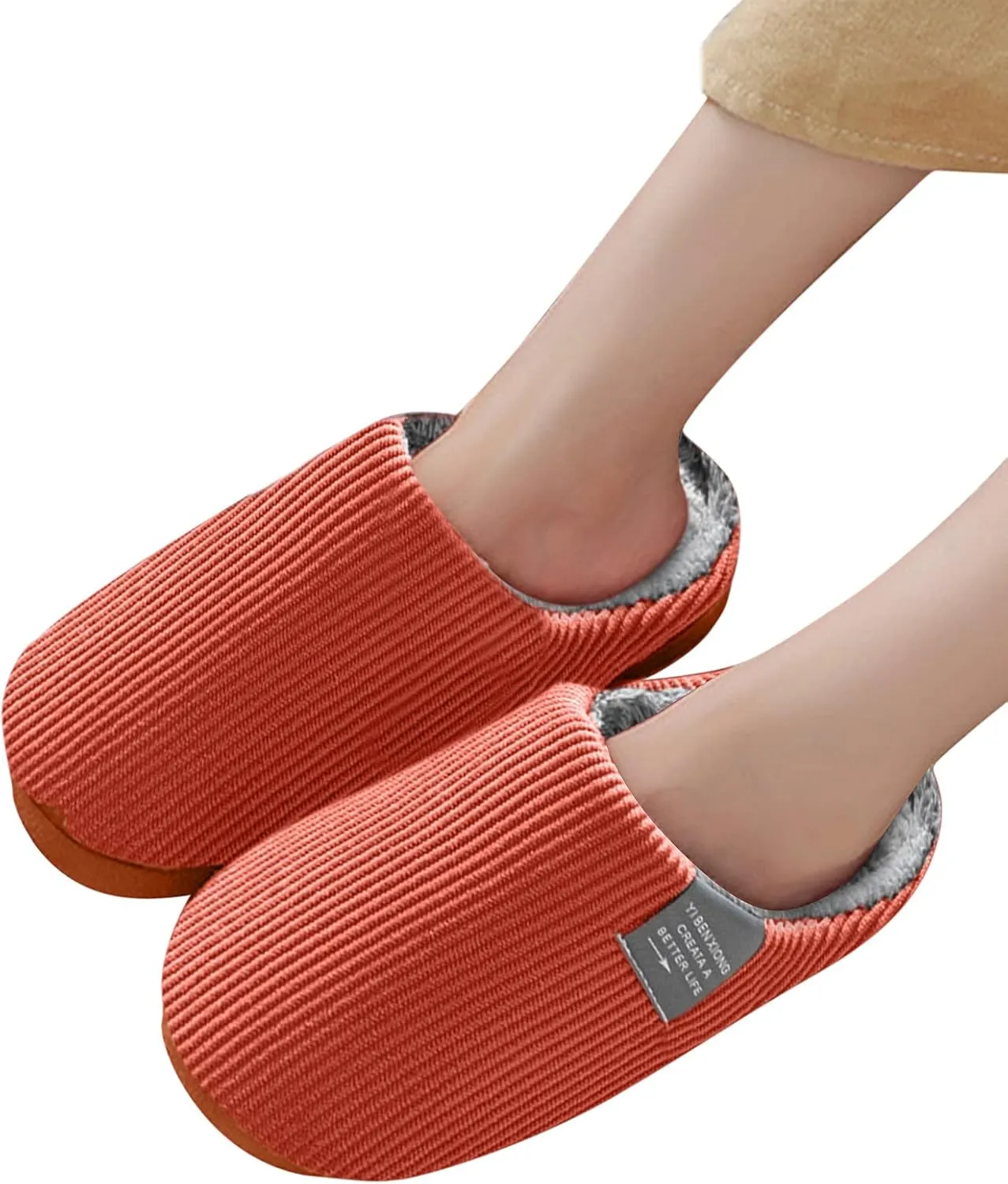 Womens Winter Slippers with Arch Support Winter House Slippers Mens Winter Slippers for Men Wide Feet Plush Slippers for Women Soft Fuzzy Christmas Shower Curtains for Bathroom Gifts for Husband 2023