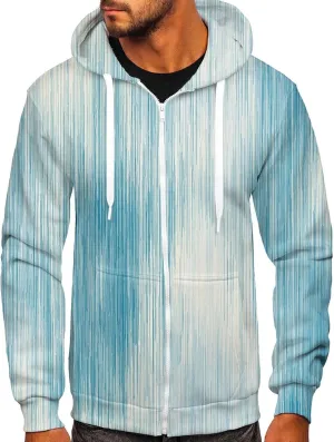Ymosrh Men's Hoodies Zip Up Fashion Casual Zipper Gradient Tie-Dye Print With Hooded Sweatshirt Jacket Hoodies, XL-6XL